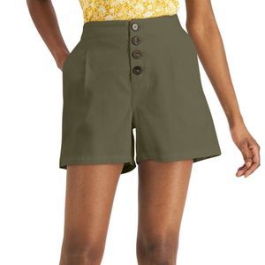 INC Button-Fly High Rise Shorts